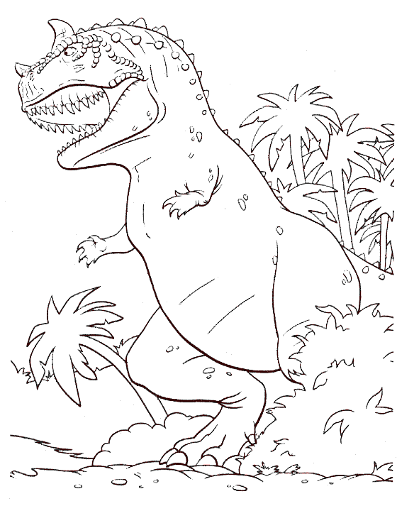 T Rex to put in color for small and big children