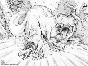 Coloring page dinosaurs free to color for kids