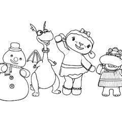 Printable Doc McStuffins coloring sheets for Kids