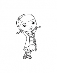 Coloring page doc mcstuffins to print for free