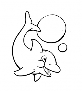 Dolphin coloring pages to download