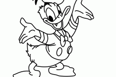 Donald Coloring Pages for Kids