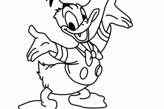 Printable Donald coloring sheets for Kids