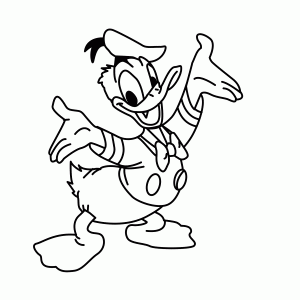 Coloring page donald to download for free