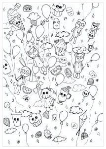 free printable random coloring pages