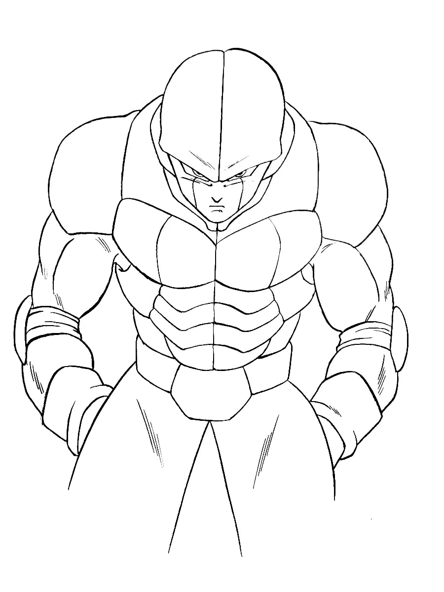 Hit (Printable Dragon Ball Coloring Page for Kids)