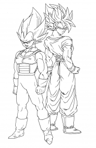 SonGoku and Vegeta