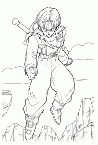 Dragon Ball Z Free Printable Coloring Pages For Kids Page 5