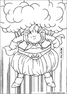 Boo (Dragon Ball Coloring Page)