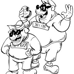 Printable DuckTales coloring sheets for Kids