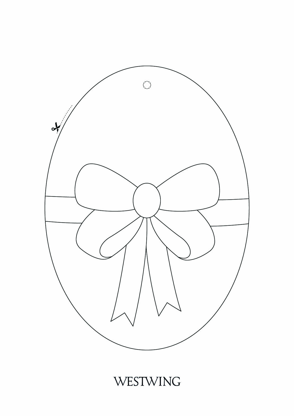 Funny Easter coloring page for children