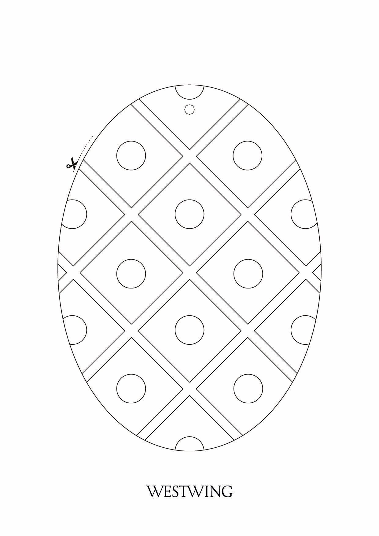 Simple free Easter coloring page to print and color Simple free Easter coloring page to print and color