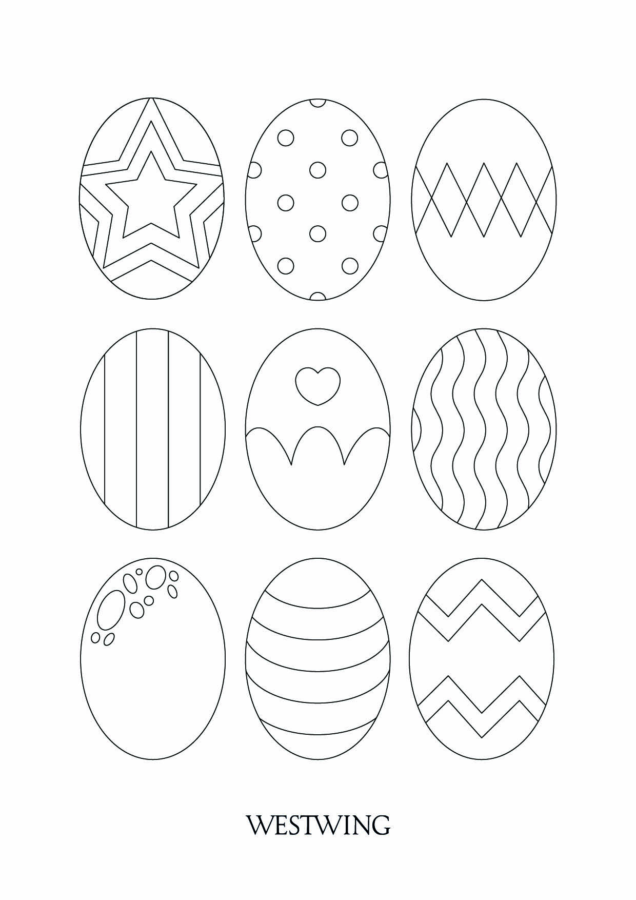 Easter coloring pages to print for kids