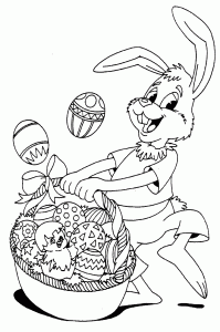 Free Easter coloring pages to download