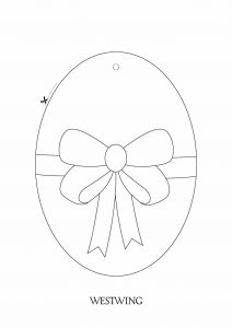 Free Easter drawing to print and color