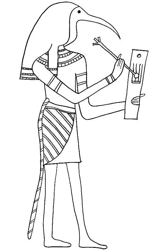 Egypt to color for kids
