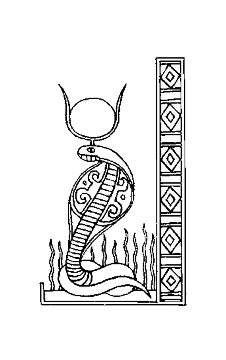Egypt to color for children