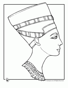 Coloring page egypt for kids