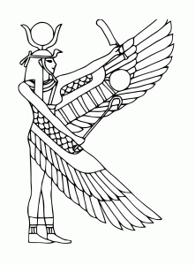 Coloring page egypt to print