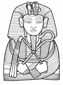 Coloring page egypt to color for kids