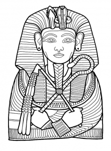 Coloring page egypt for children