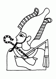 Coloring page egypt to download