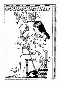 Coloring page egypt to download