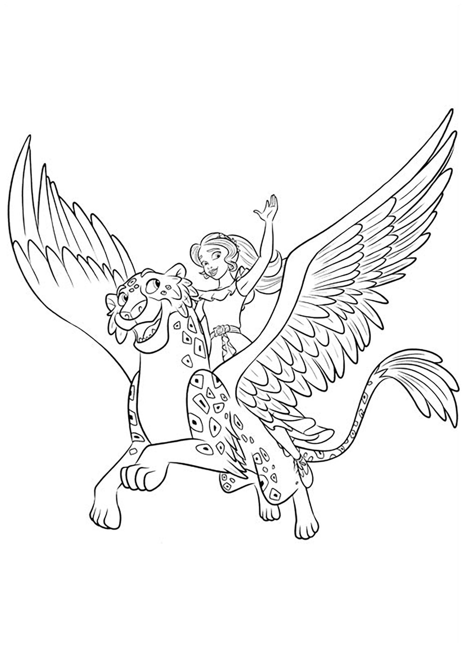 Elena avalor for kids - Elena Avalor Kids Coloring Pages