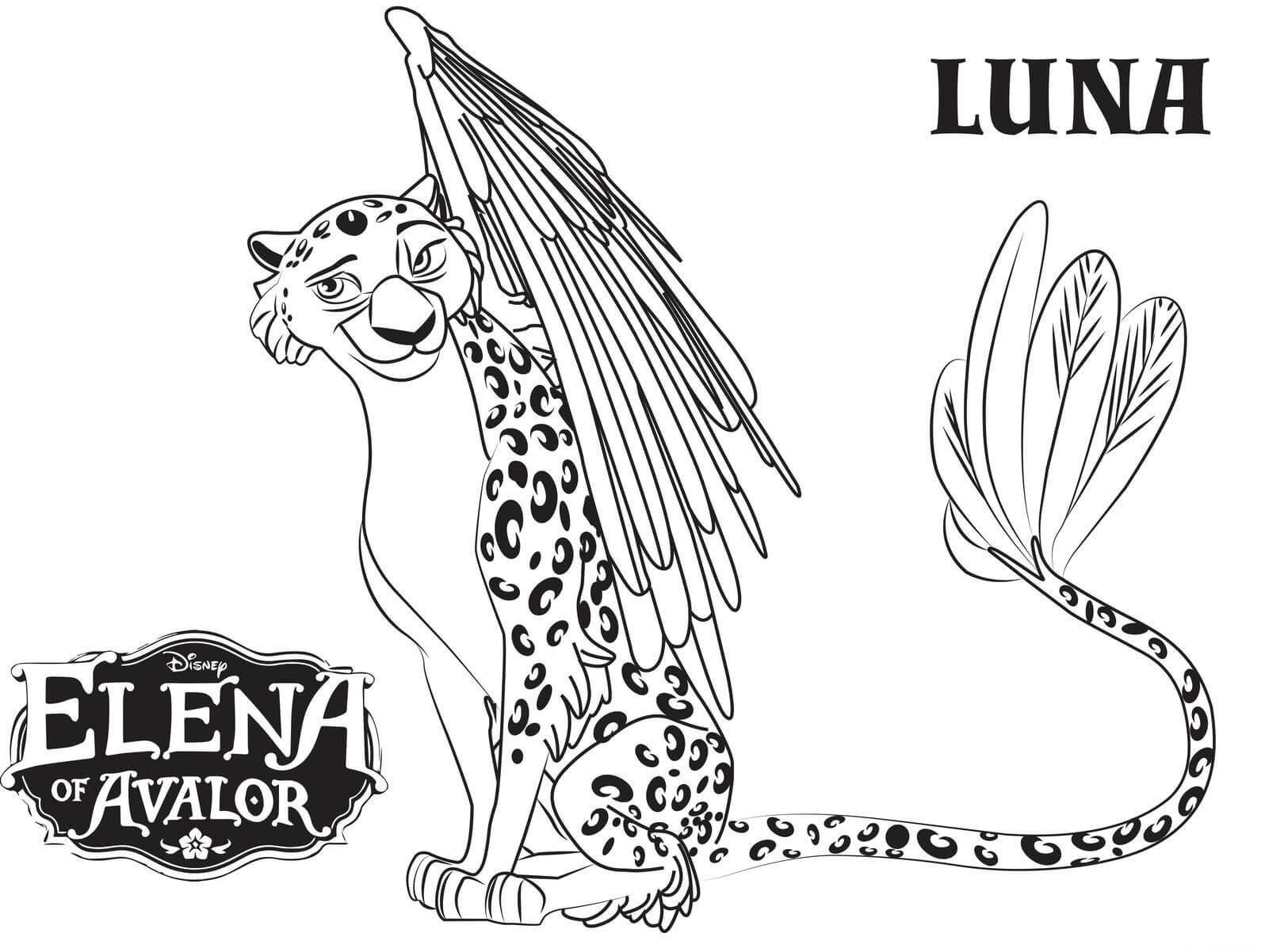 Elena Avalor coloring pages to print for children