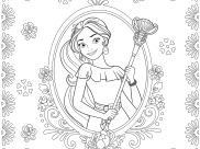 Elena Avalor Coloring Pages for Kids
