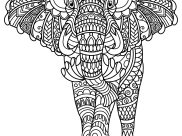Elephants Coloring Pages for Kids