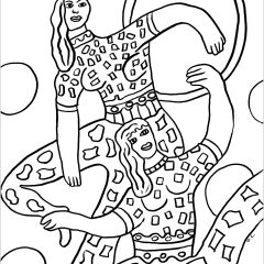 Printable Fernand Léger coloring sheets for Kids