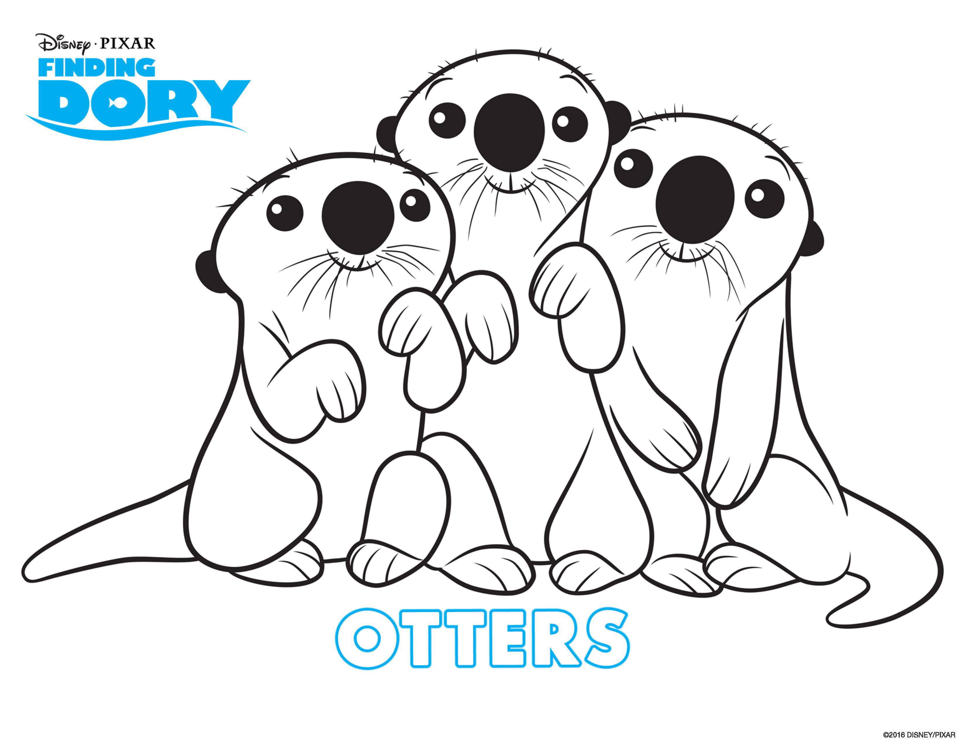Finding dory to print   Finding Dory Kids Coloring Pages