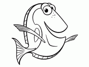 Finding Dory Coloring Pages for Kids