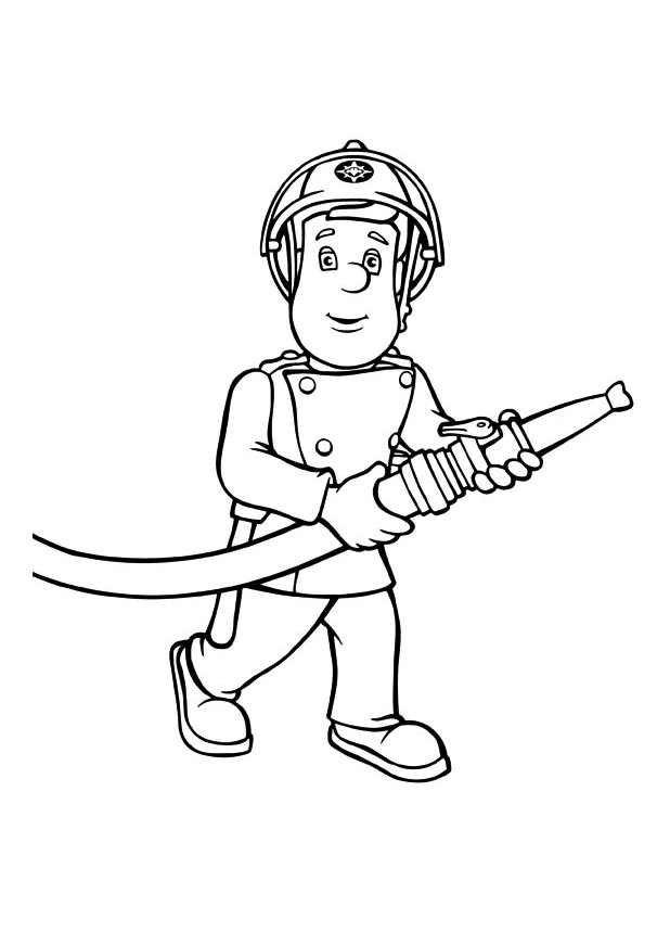 firefighter coloring pages