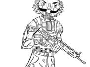 Printable Fortnite Battle Royale coloring sheets for Kids