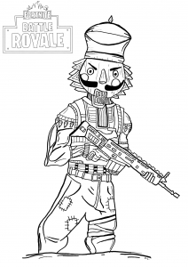 Fortnite Battle Royale Free Printable Coloring Pages For Kids