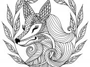 Fox Coloring Pages for Kids