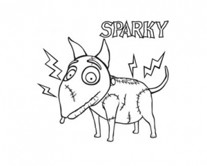 Free Frankenweenie coloring pages to print