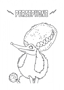 Frankenweenie : Persephone (Coloring Page)