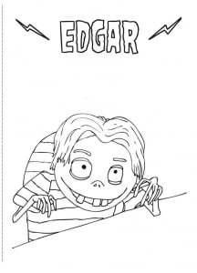 Free Frankenweenie coloring page