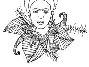 Frida Kahlo Coloring Pages for Kids