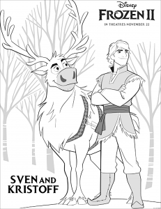 Frozen 2 Free Printable Coloring Pages For Kids Page 2