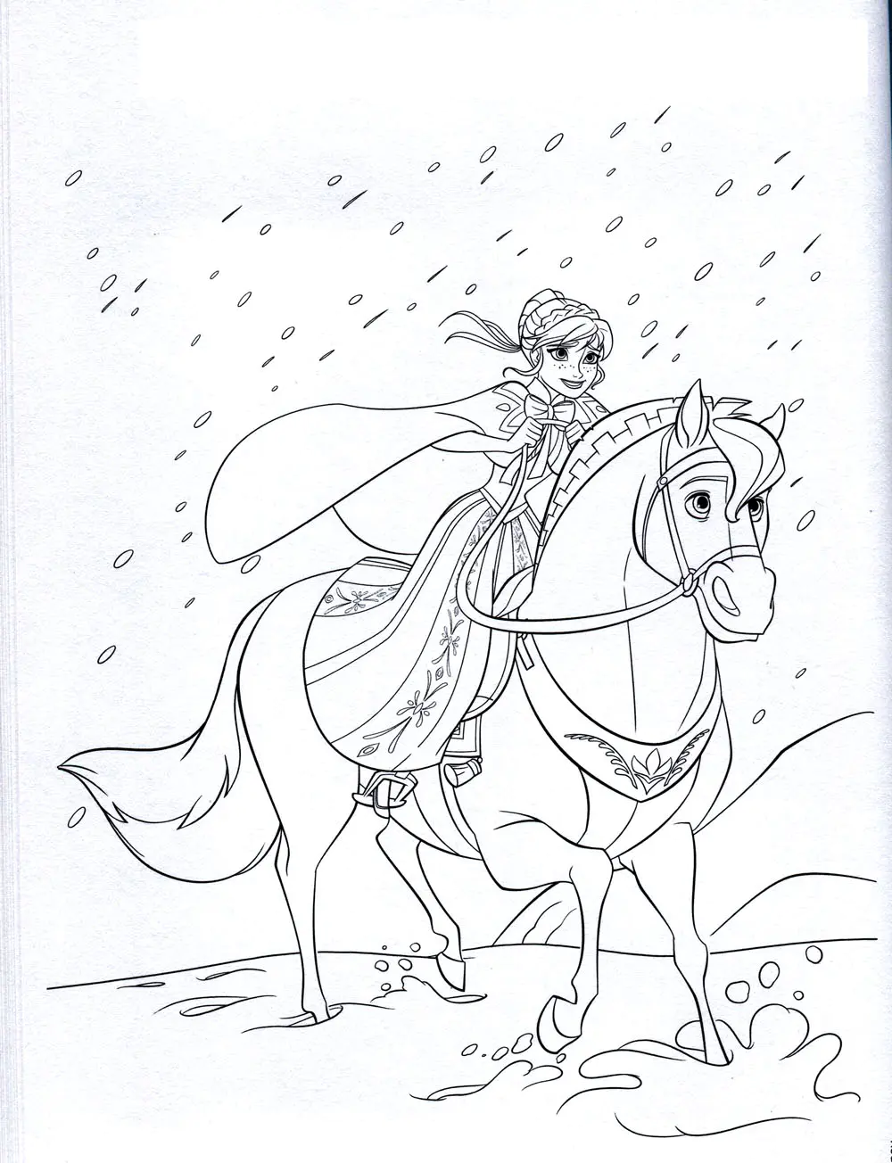 Frozen to download for free (Printable Coloring Page for Kids)