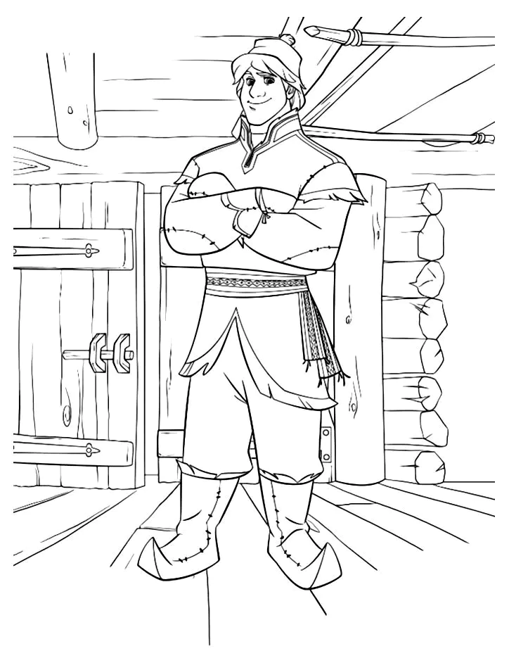 Frozen to print (Printable Coloring Page for Kids)