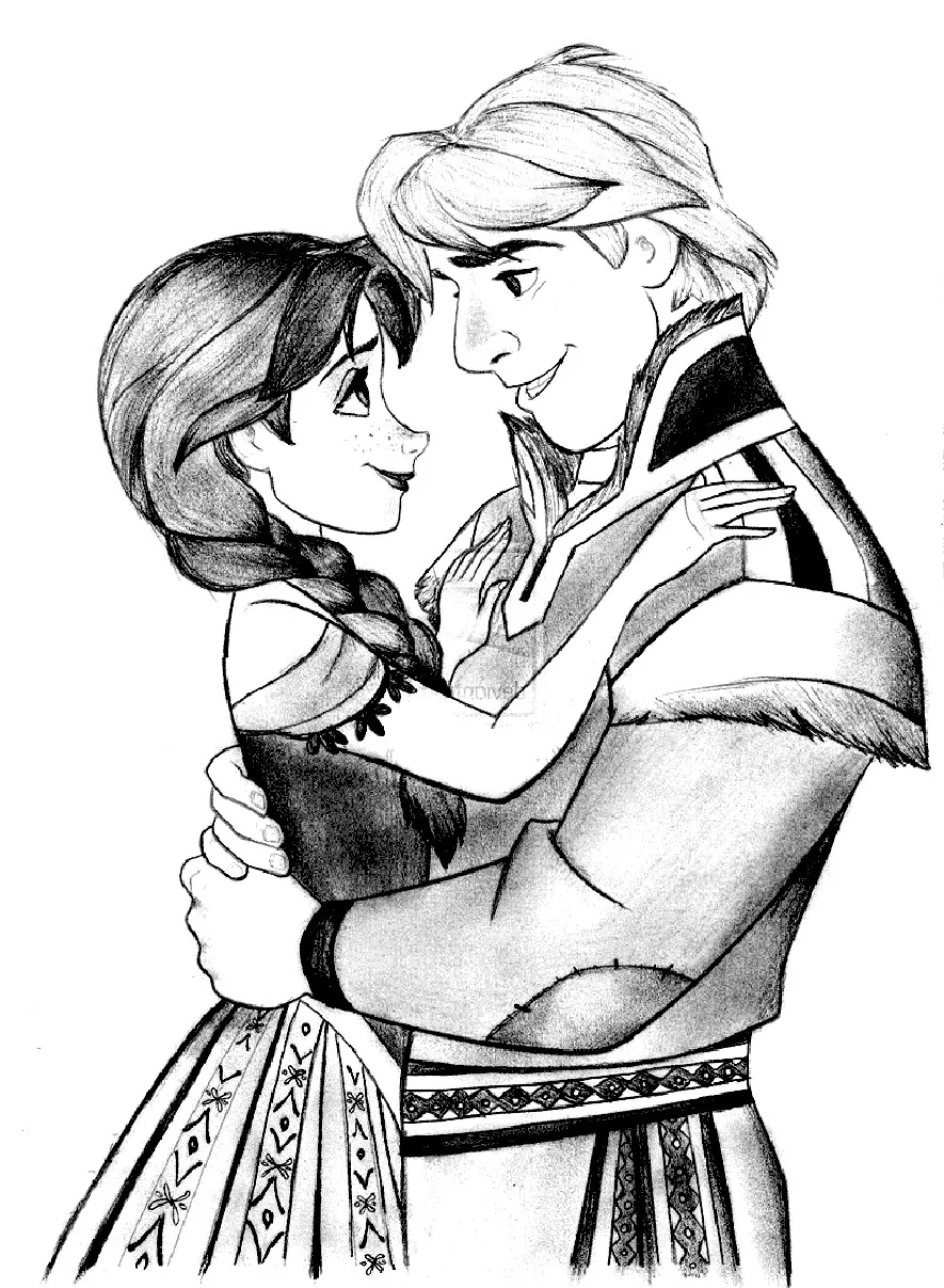Frozen free to color for children