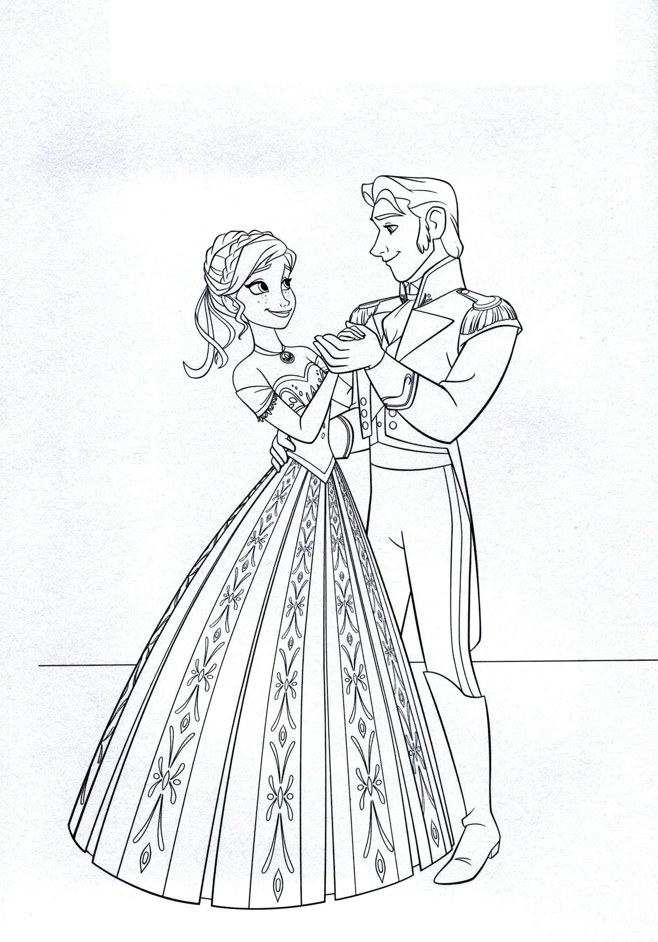 Frozen to print (Printable Coloring Page for Kids)