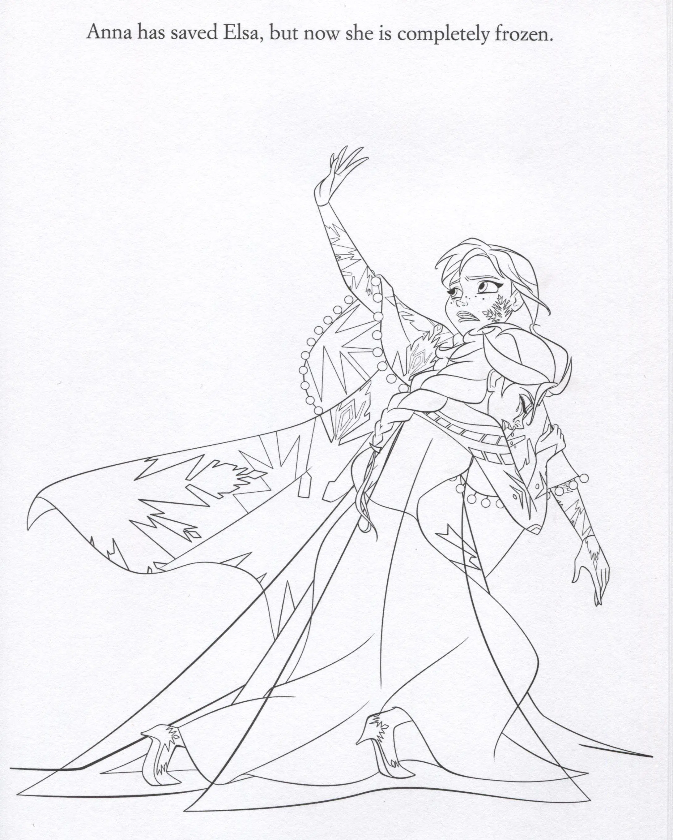 Frozen to print (Printable Coloring Page for Kids)