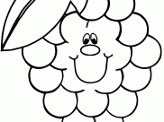 Fruits And Vegetables Coloring Pages for Kids