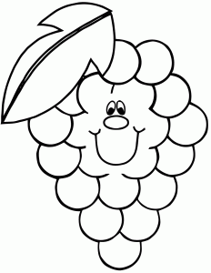 Fruits and Vegetables coloring pages to print